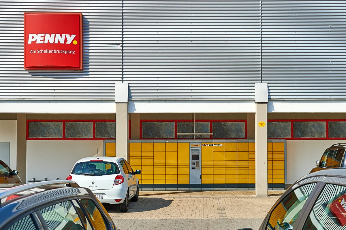 Die neue DHL Packstation in Eggenfelden