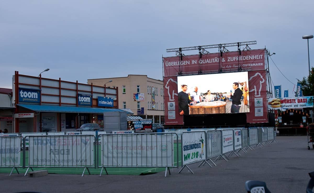 WM Public Viewing am Schellenbruckplatz