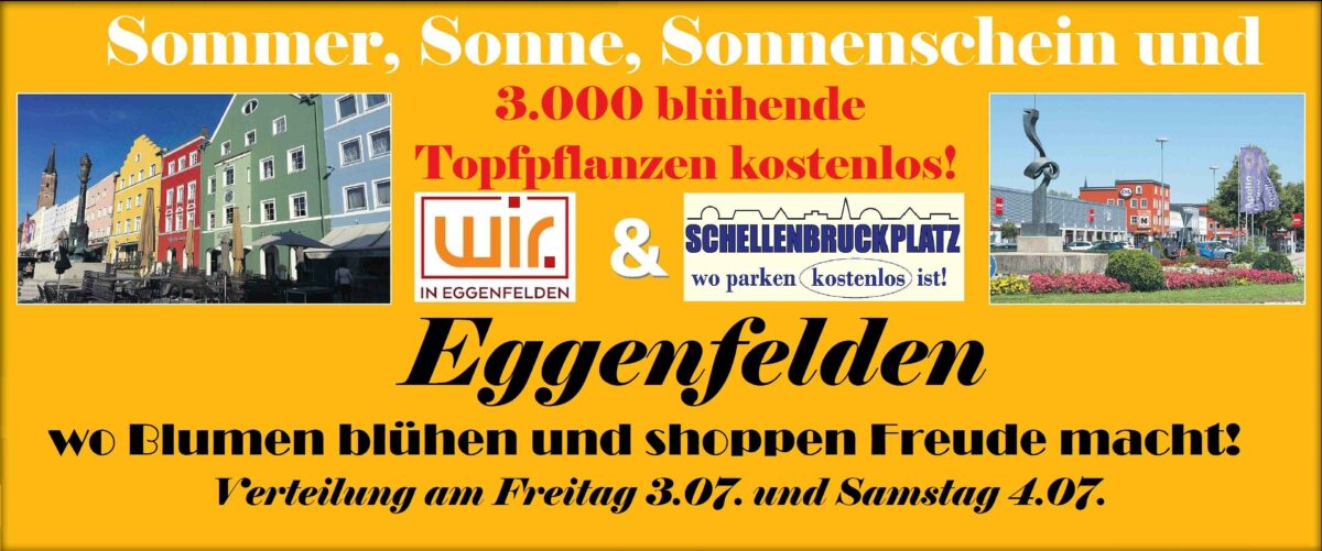 Der Schellenbruckplatz – wo Blumen blühen und Shoppen Freude macht!