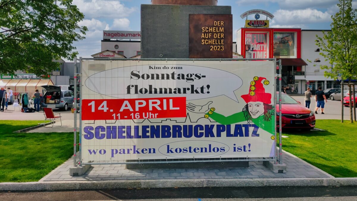 Impressionen vom Sonntags Flohmarkt vom 14.04.2024 am Schellenbruckplatz