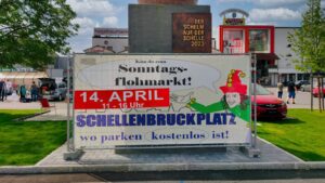 Schellenbruckplatz - Sonntags Flohmarkt am 14.04.2024