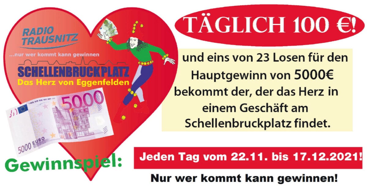 Gewinnspiel: Schellenbruckplatz, das Herz von Eggenfelden