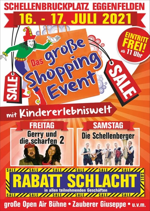 Das große Shopping Event 16. und 17.07.2021