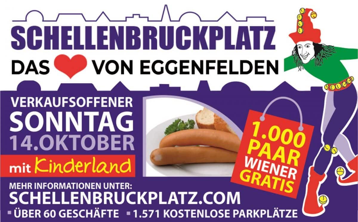 Verkaufsoffener Sonntag am 14.10.18 auf dem Schellenbruckplatz